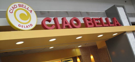 Ciao Bella Gelato in Newark's airport