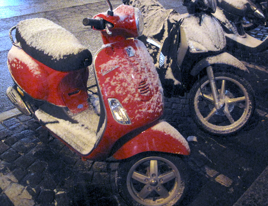 It’s Snowing in Milano!