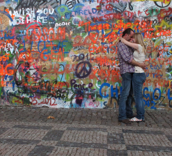 Jan & Petula in Prague