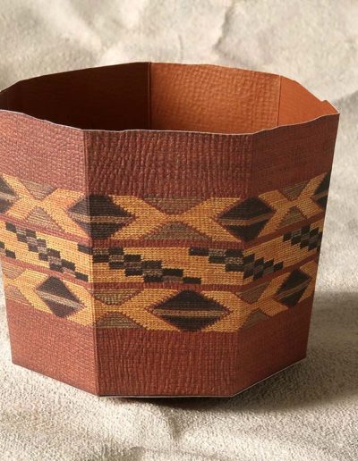Tlingit Paper Basketry Model