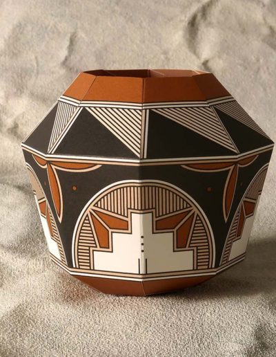 Jemez Paper Pottery Model