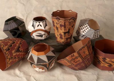 Paper Basketry and Pottery Models