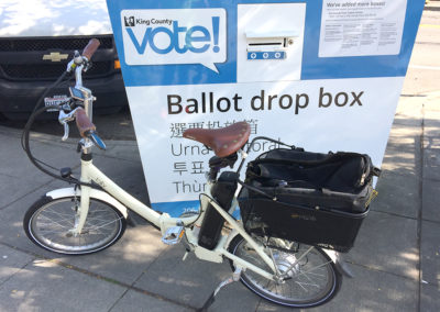 Vote by bike