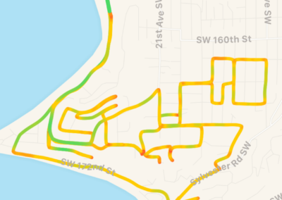 Crazy bike route