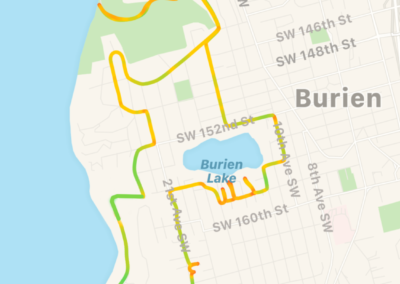 Crazy bike route