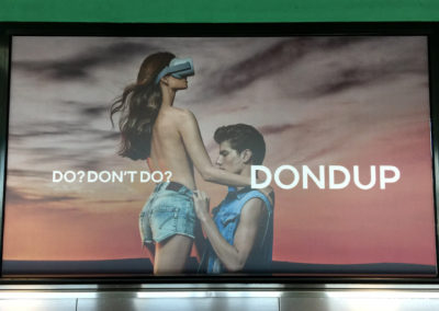 Super graphic ad in the Milan Malpensa Airport! What the hell?