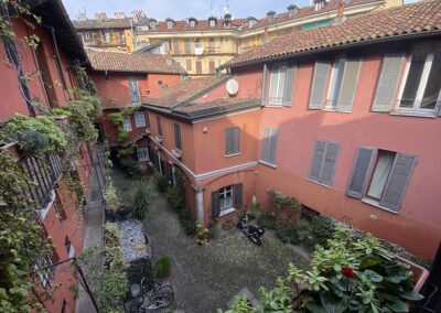 Classic "ringhiera" courtyard, outside my apartment