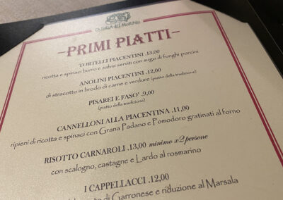 Osteria del Morino primi