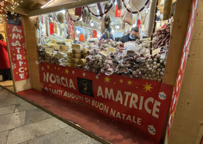 Meats and cheeses from Norcia.