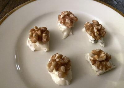 Gorgonzola dolce with walnuts