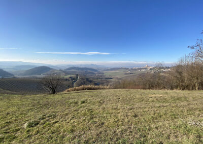 View to Treville from Ozzana hill