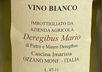 Il vino bianco