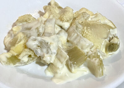 Cardo - Wild artichoke in creamy parmigiano sauce