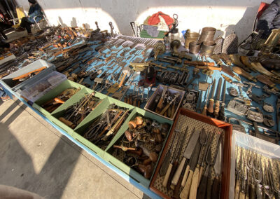 Old tools, instruments, measuring devices