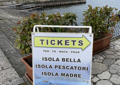 Tickets to the islands on Lago Maggiore