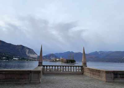 On Isola Bella, looking north to Isola Pescatore